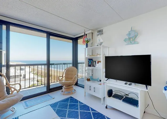 Wonderful Beachfront With Pools Gym Sauna Ac & Balcony Ocean City
