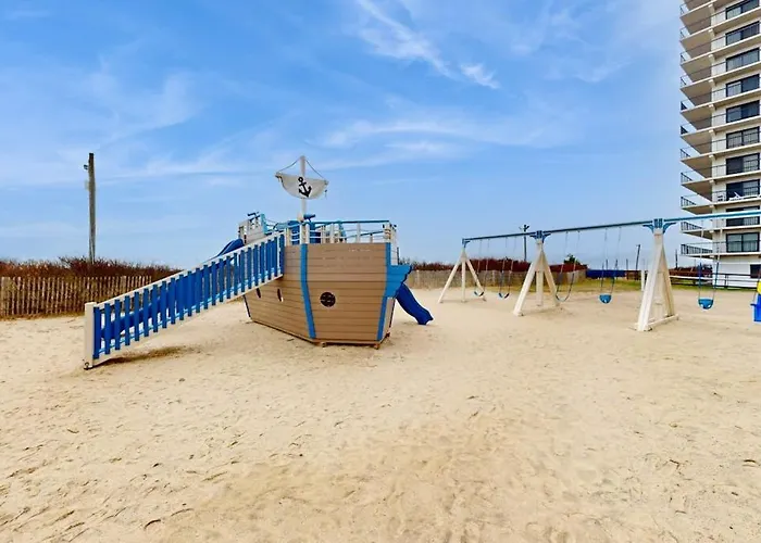 Wonderful Beachfront With Pools Gym Sauna Ac & Balcony Ocean City